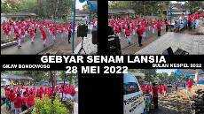 GEBYAR SENAM LANSIA 2022 HARI LANJUT USIA NASIONAL KE 26 DAN BULAN KESPEL 2022 GKJW BONDOWOSO